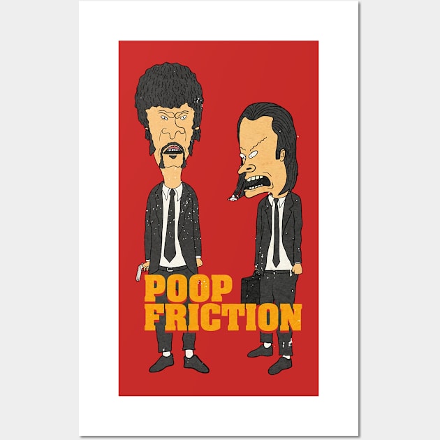 POOP FRICTION CORNHOLIO Wall Art by jandamuda99